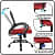 Clint Mesh Mid-Back Ergonomic Office Chair - rear_view