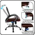 Mesh Mid-Back Ergonomic Office Chair - top_view