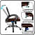 Mesh Mid-Back Ergonomic Office Chair - top_view