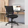 Zigzag Mesh Mid-Back Ergonomic Office Chair | Study Chair | Revolving Chair | Computer Chair - photo