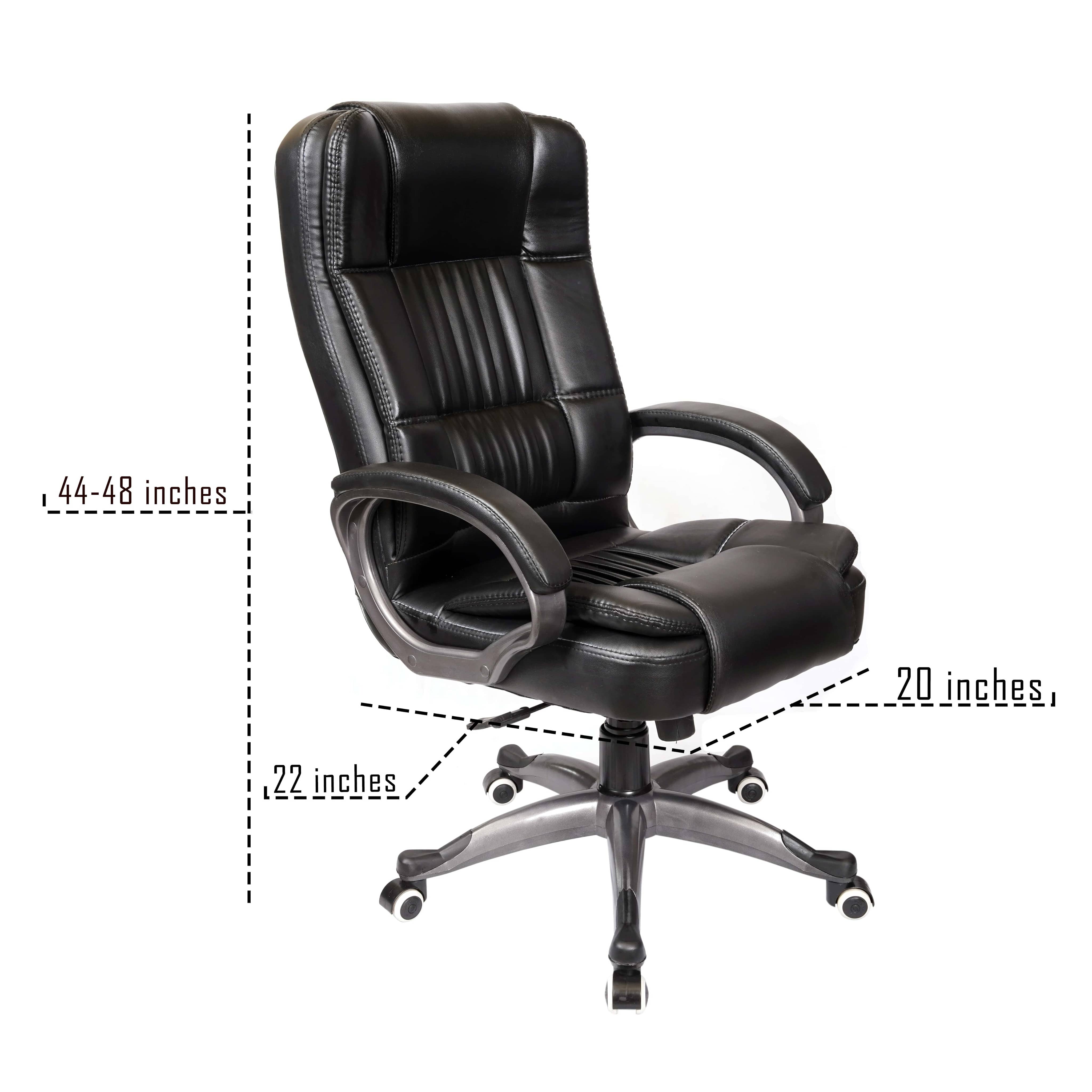 Clint Leatherette Executive High Back Revolving Office Chair