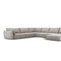 U - Shaped Fabric Sofa - top_view