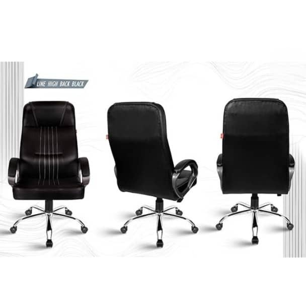 Clint Leatherette Executive High Back Revolving Office Chair