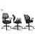 Hippo Mid-Back Ergonomic Office Chair - left_view