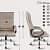 Orleans Leatherette Executive High Back Revolving Office Chair - rear_view
