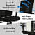 Posh Mesh Mid Back Chair (Black) - top_view