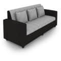 Ashton 5 seater Sofa ( Black & Grey ) - top_view