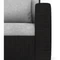 Ashton 5 seater Sofa ( Black & Grey ) - rear_view