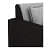 Ashton 5 seater Sofa ( Black & Grey ) - left_view