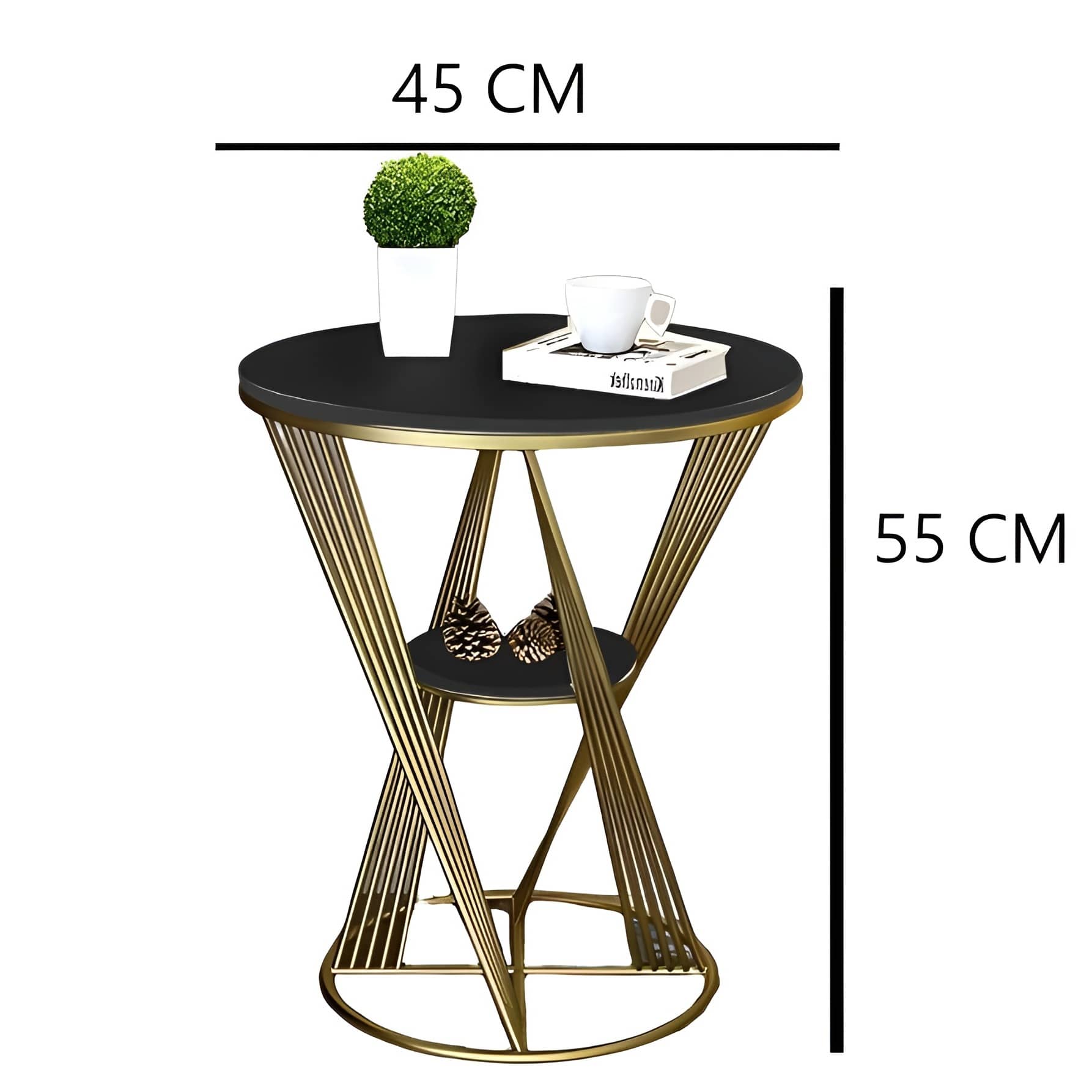 Round Modern End Table
