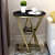 Round Modern End Table - left_view