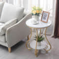 Round Modern Side Table - top_view
