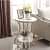 Round Modern Side Table - rear_view