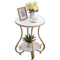Round Modern Side Table - left_view