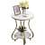 Round Modern Side Table - left_view