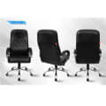 Silk Leatherette Executive High Back Revolving Office Chair - rear_view