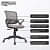 Mesh Mid-Back Ergonomic Office Chair - front_view