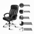 Leatherette Executive High Back Revolving Office Chair - top_view