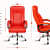 Leatherette-ORANGE Office Chair - top_view