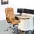 Leatherette-Beige Office Chair - photo