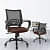 Mesh Mid-Back Ergonomic Office Chair(Ruby) (Brown) - photo