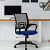 Mesh Blue Back Executive Office Chair - photo