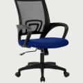 Mesh Blue Back Executive Office Chair - front_view
