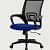 Mesh Blue Back Executive Office Chair - rear_view