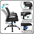 Mesh Mid-Back Ergonomic Office Chair - front_view