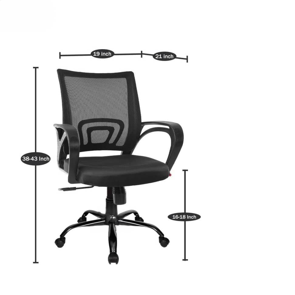 Mesh Mid-Back Ergonomic Office Chair