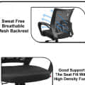Mesh Mid-Back Ergonomic Office Chair - rear_view