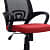 Mesh Medium Back Ergonomic Swivel Height Adjustable Chair - top_view