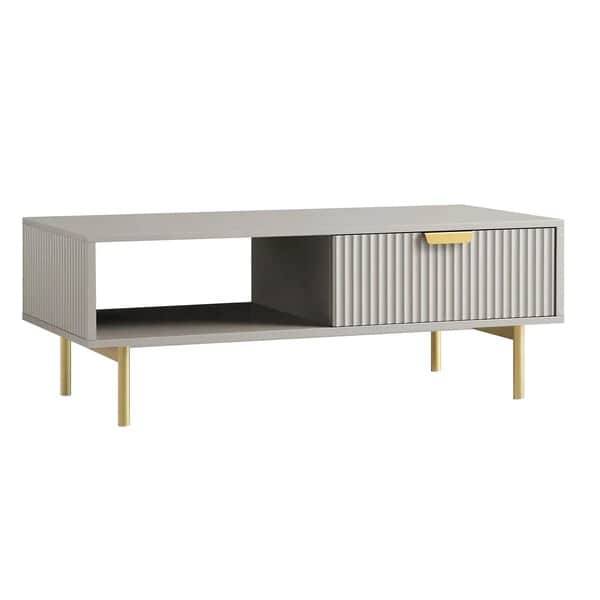 Wooden Center Table for Living Room - rear_view