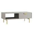 Wooden Center Table for Living Room - rear_view