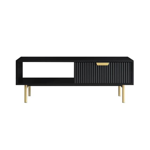 Sapa Wooden Center Table for Living Room In Black finish - left_view