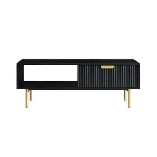 Sapa Wooden Center Table for Living Room In Black finish