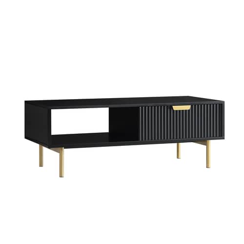 Sapa Wooden Center Table for Living Room In Black finish