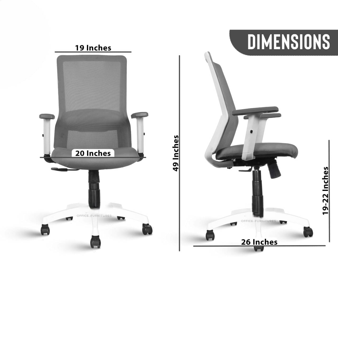 Clint Mesh Ergonomic Office Chair