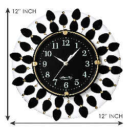 Round Multicolor Wall Clock 12"/12" - photo