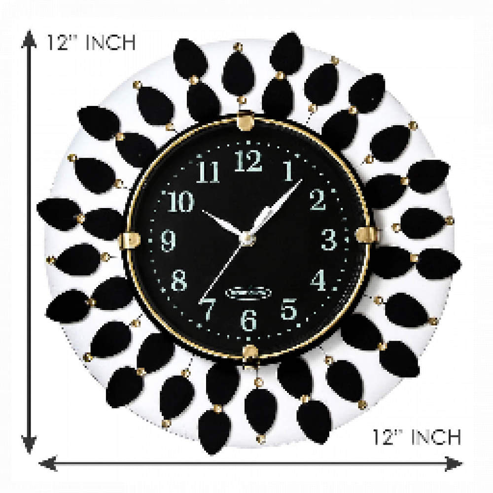 Round Multicolor Wall Clock 12"/12" - photo