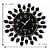 Round Multicolor Wall Clock 12"/12" - photo