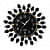 Round Multicolor Wall Clock 12"/12" - top_view