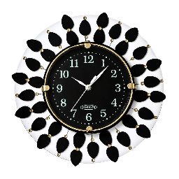 Round Multicolor Wall Clock 12"/12" - rear_view