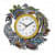 Peacock Decorative Wall Clock (13 inch) - top_view