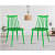 Argo Set of 2 Plastic Dining Chair (Green) - photo