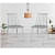 Argo Set of 2 Plastic Dining Chair (White) - photo