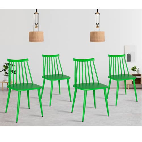 Argo Plastic Dining Chair (Green)