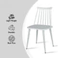 Argo Plastic Dining Chair - rear_view