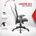 Barcelona High Back Revolving Office Chair - rear_view
