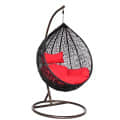 Swing Chair Hammock with Stand and Cushion - front_view